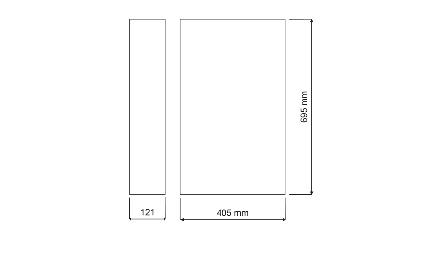 ME-44-S EXTERNAL DIMENSIONS